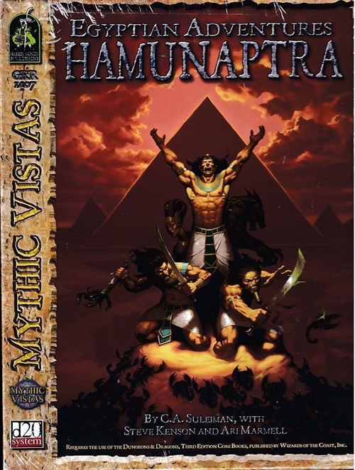 Dungeons & Dragons 3.5 - Mythic Vistas - Egyptian Adventures - Hamunaptra (A Grade) (Genbrug)